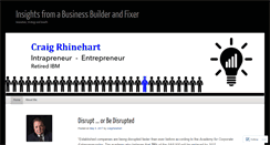 Desktop Screenshot of craigrhinehart.com
